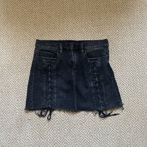 Blanknyc black denim skirt